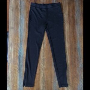 J.Crew Ankle Zip Leggings Ponte Pants Black Small